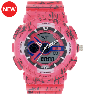 Umbro-042-5 Pink Camouflaged Rubber